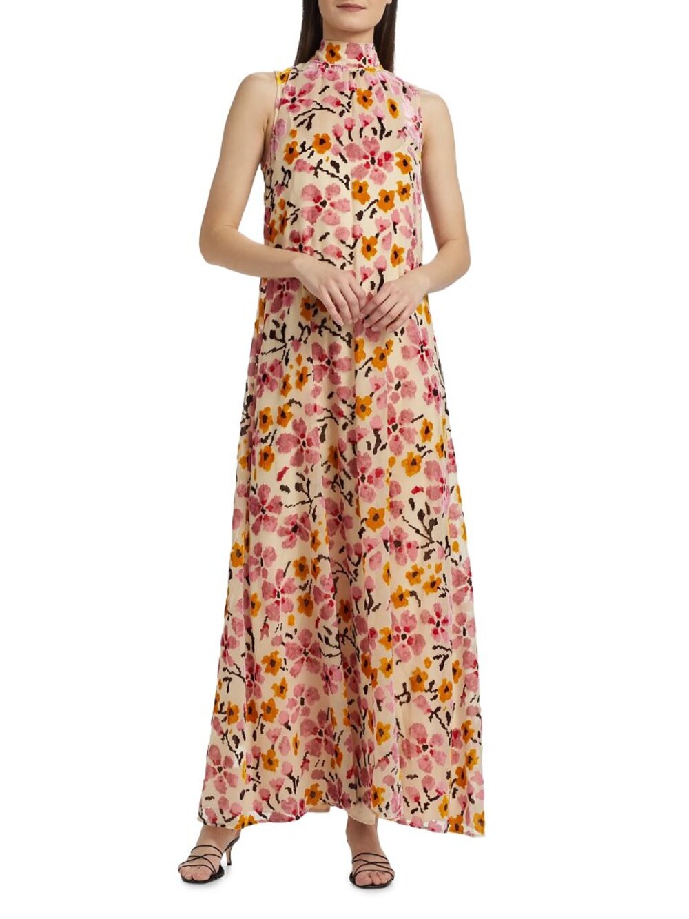 STAUD Albee Floral Print Sleeveless Maxi Dress - Picture 3 of 11